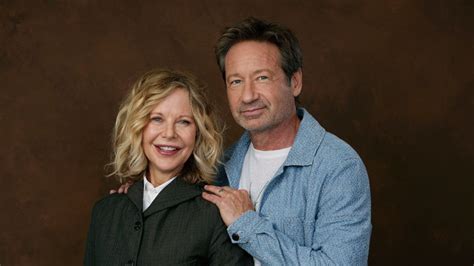 ‘What Happens Later’ co-stars Meg Ryan and David Duchovny talk about rom-coms, fame and Nora